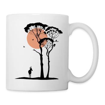 Sunny Savanne - Tasse - Weiß - Rechts