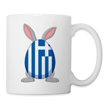 Little Tsourekaki Greek Easter Pascha Rabbit Bunny - Mug - white - Right