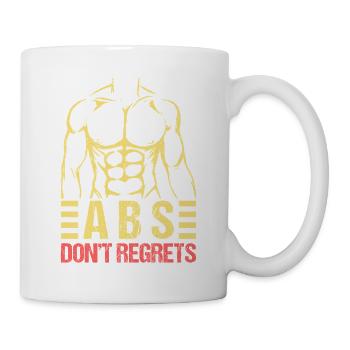 Fitness Fanatics ABS Don´t Regerts Calisthenics - Tasse - Weiß - Rechts