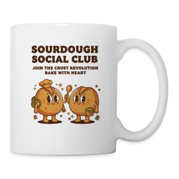 Sourdough Social Club Crust Revolution Baking Era - Mug - white - Right