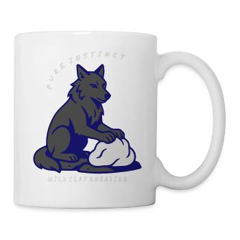 Wolf Instinct: Clay Kneading - Mug - white - Right