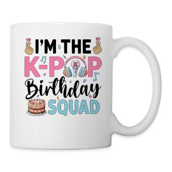 Je suis l’équipe d’anniversaire K-Pop - Mug blanc - blanc - Droite