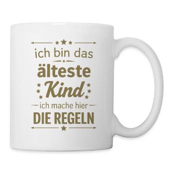I'm the oldest kid make the rules here Fam - Mug - white - Right