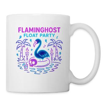 Flaminghost Float Party Halloween Pool - Mug - white - Right