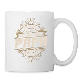 Lkw Fahrer Papa - Tasse - Weiß - Rechts