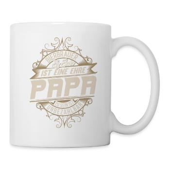 Bierbrauer Papa - Tasse - Weiß - Rechts
