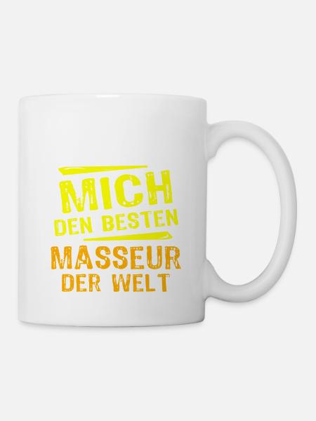 Masseur Geschenk - Tasse - Weiß