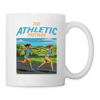 Relay Race: The Athletic Postman - Mug - white - Right