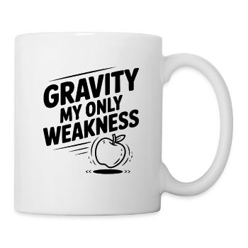 Gravity My Only Weakness - Mug - white - Right