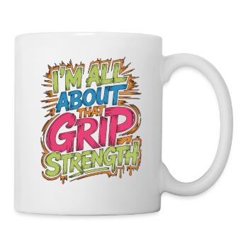 Hand Therapist I'm All About That Physiotherapist - Tasse - Weiß - Rechts