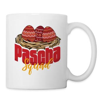 Pascha Squad Orthodoxe Oster, Griechische Osterfeier - Tasse - Weiß - Rechts