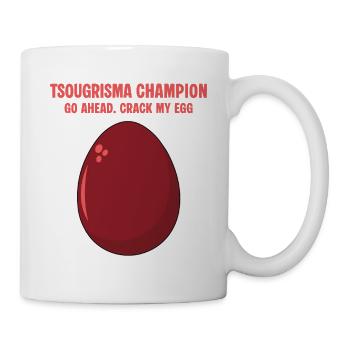 Tsougrisma-Champion Lustiges griechisches Ostern - Tasse - Weiß - Rechts