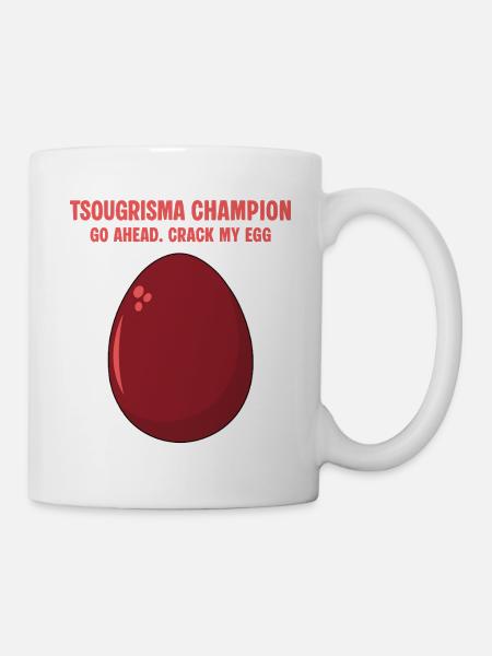 Tsougrisma-Champion Lustiges griechisches Ostern - Tasse - Weiß