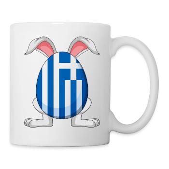 Kleiner Tsourekaki, griechischer Oster-Pascha-Hase, - Tasse - Weiß - Rechts