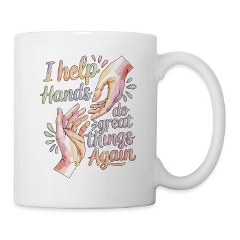 Hand Therapist I Help Hands Wrist Rehabilitation - Mug - white - Right