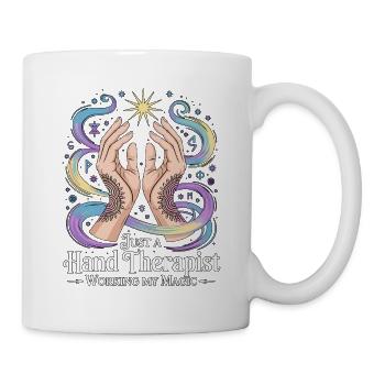Just A Hand Therapist Health Worker Hand Therapist - Mug - white - Right