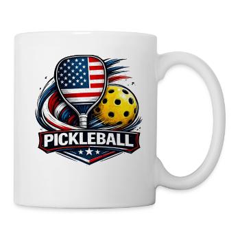 Pickleball US Pickleball Spieler  - Tasse - Weiß - Rechts