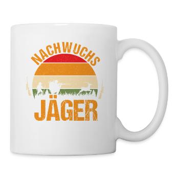 Jagd Ausbildung Jagen Waidmann Jäger - Tasse - Weiß - Rechts