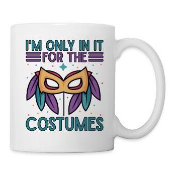 Théâtre musical Je suis là seulement pour les costumes - Mug blanc - blanc - Droite