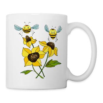 Insekten - Tasse - Weiß - Rechts
