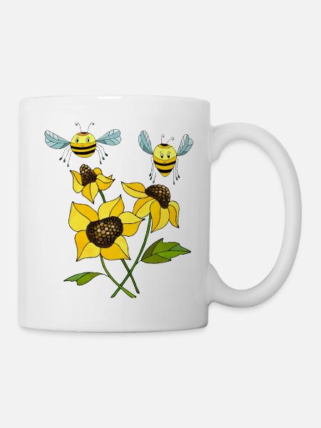 Insekten - Tasse - Weiß