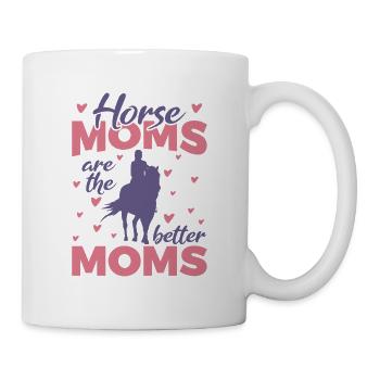 Pferdemutter - Tasse - Weiß - Rechts