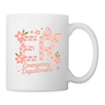Cadeau des proverbes des urgences pour les aidants - Mug blanc - blanc - Droite