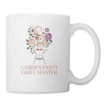 Motif barbecue floral Garden Party Master pour barbecue floral - Mug blanc - blanc - Droite