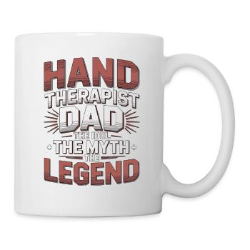 Hand Therapist Dad The Idol The Physical Therapist - Tasse - Weiß - Rechts