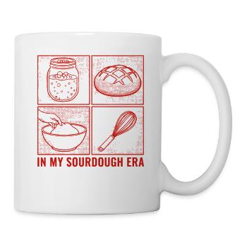 Sourdough Era Bread Baking Sourdough Starter Jar - Tasse - Weiß - Rechts