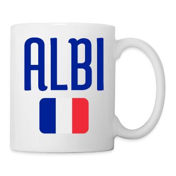 Albi France Flag Emblem - Mug - white - Right
