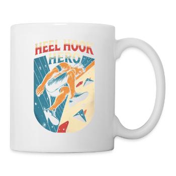Escalade en salle, escalade en salle, Heel Hook Hero - Mug blanc - blanc - Droite