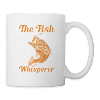 The Fish Whisperer – Funny Angler Saying - Mug - white - Right
