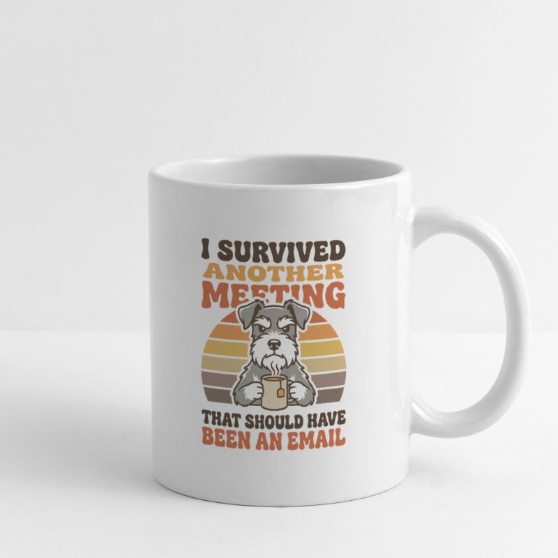Hat ein weiteres Treffen überlebt. Eigentlich hätte es per E-Mail sein sollen. Tasse
