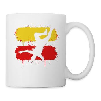 Parkour Freerunning Silhouette Sport - Mug blanc - blanc - Droite