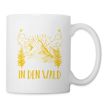 Jagd Jagen Waidmann Jäger - Tasse - Weiß - Rechts