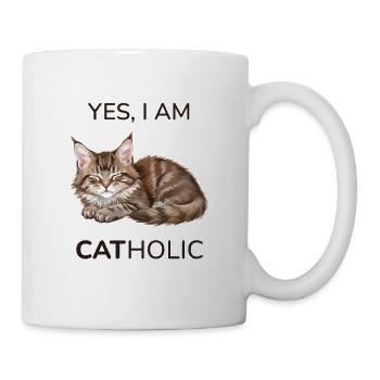 Yes I Am Catholic - Mug blanc - blanc - Droite
