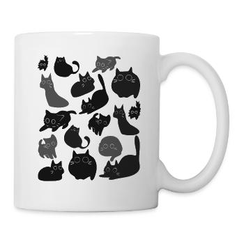 Midnight Cat Montage - Mug - white - Right