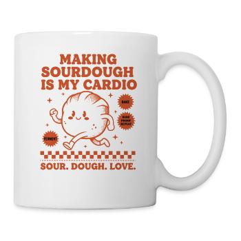 Sourdough Bread Baking Making Sourdough - Mug - white - Right