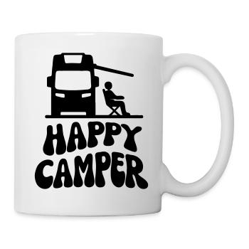 Campeur Happy - Mug blanc - blanc - Droite