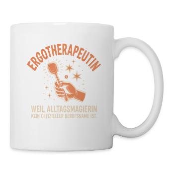 Ergotherapeutin Ergo Praxis Team Ergotherapie - Tasse - Weiß - Rechts