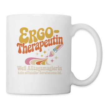 Ergotherapeutin Ergo Praxis Team Ergotherapie - Tasse - Weiß - Rechts