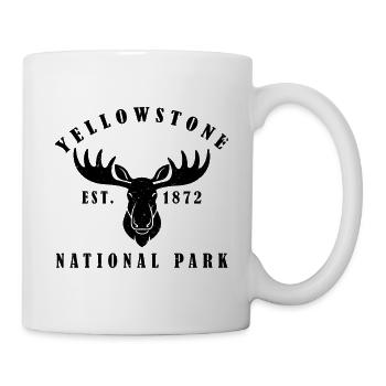 Yellowstone Nationalpark von 1872 - Tasse - Weiß - Rechts