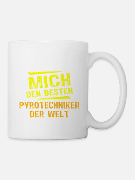 Pyrotechniker Geschenk - Tasse - Weiß