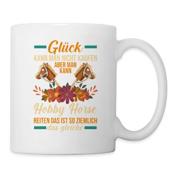 Steckenpferd Hobbyhorse Hobby Horsing - Tasse - Weiß - Rechts