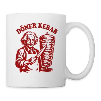 Döner Kebab - Einstein - Fast Food - Tasse - Weiß - Rechts