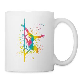 Pole Dance Bar Fitness Femmes Pole Danse - Mug blanc - blanc - Droite