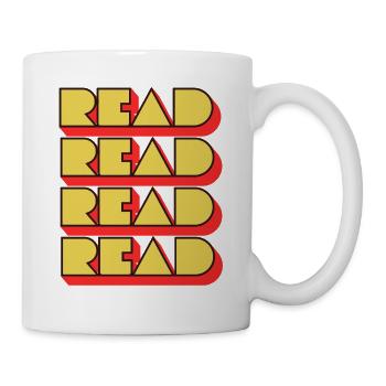Read Design - Look rétro - Mug blanc - blanc - Droite