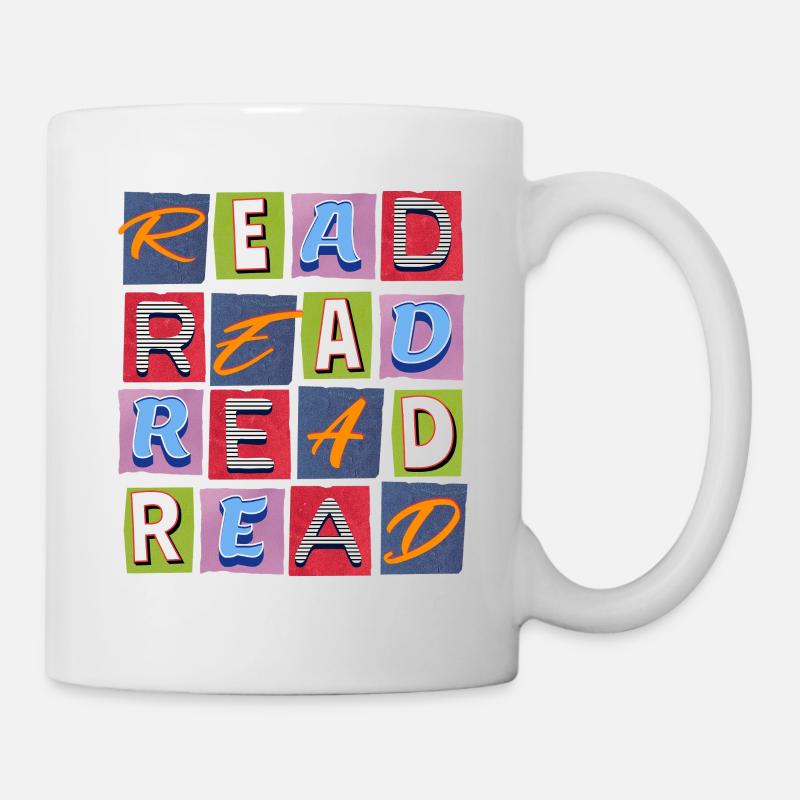 Read Design - Papierlook/Paperlook - Tasse - Weiß