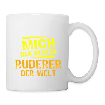 Ruderer Geschenk - Tasse - Weiß - Rechts